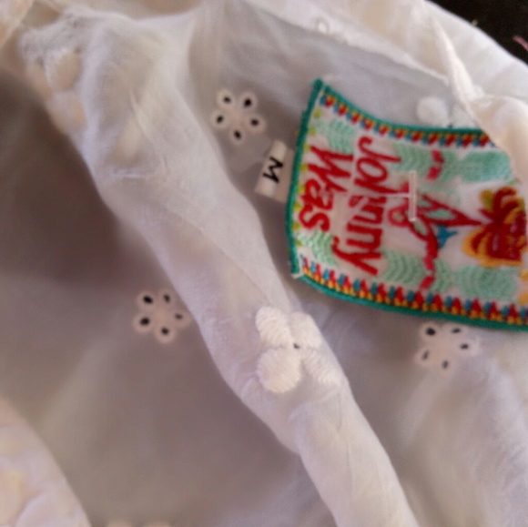 Johny Was sample all over embroidered tunic blouse - Picture 8 of 10